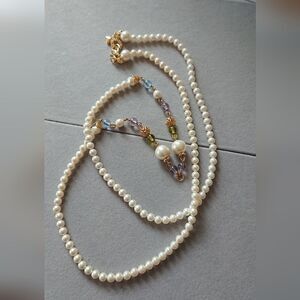 LIZ CLAIBORNE LCi faux pearls Necklace